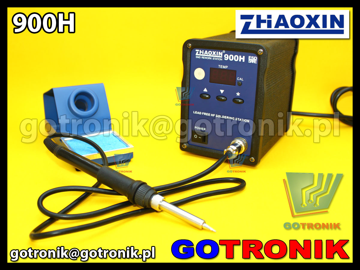 Stacja lutownicza Zhaoxin 900H 90W zasilana wysoką częstotliwością 400kHz HF lead free soldering station