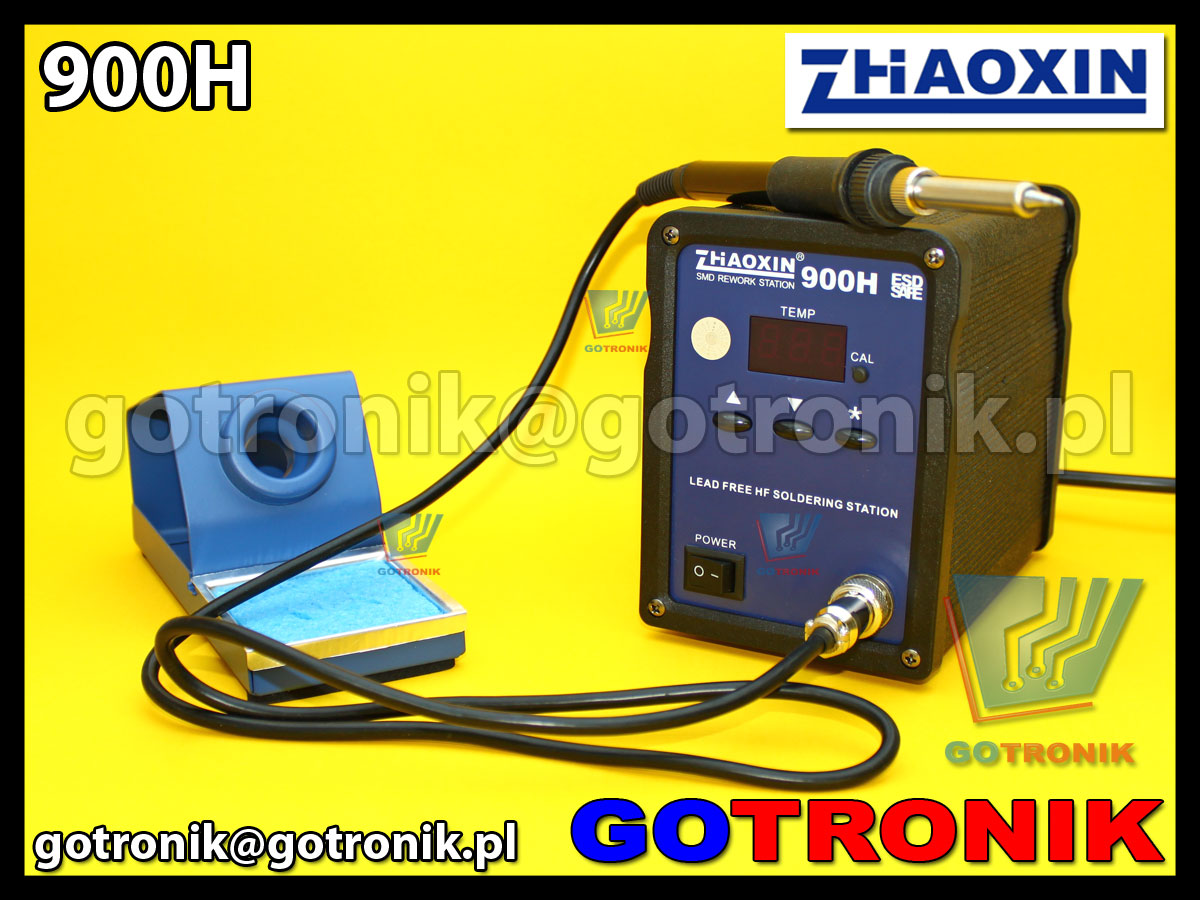 Stacja lutownicza Zhaoxin 900H 90W zasilana wysoką częstotliwością 400kHz HF lead free soldering station