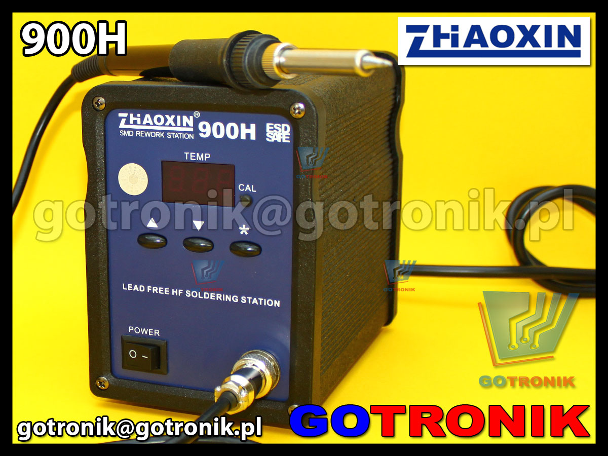 Stacja lutownicza Zhaoxin 900H 90W zasilana wysoką częstotliwością 400kHz HF lead free soldering station