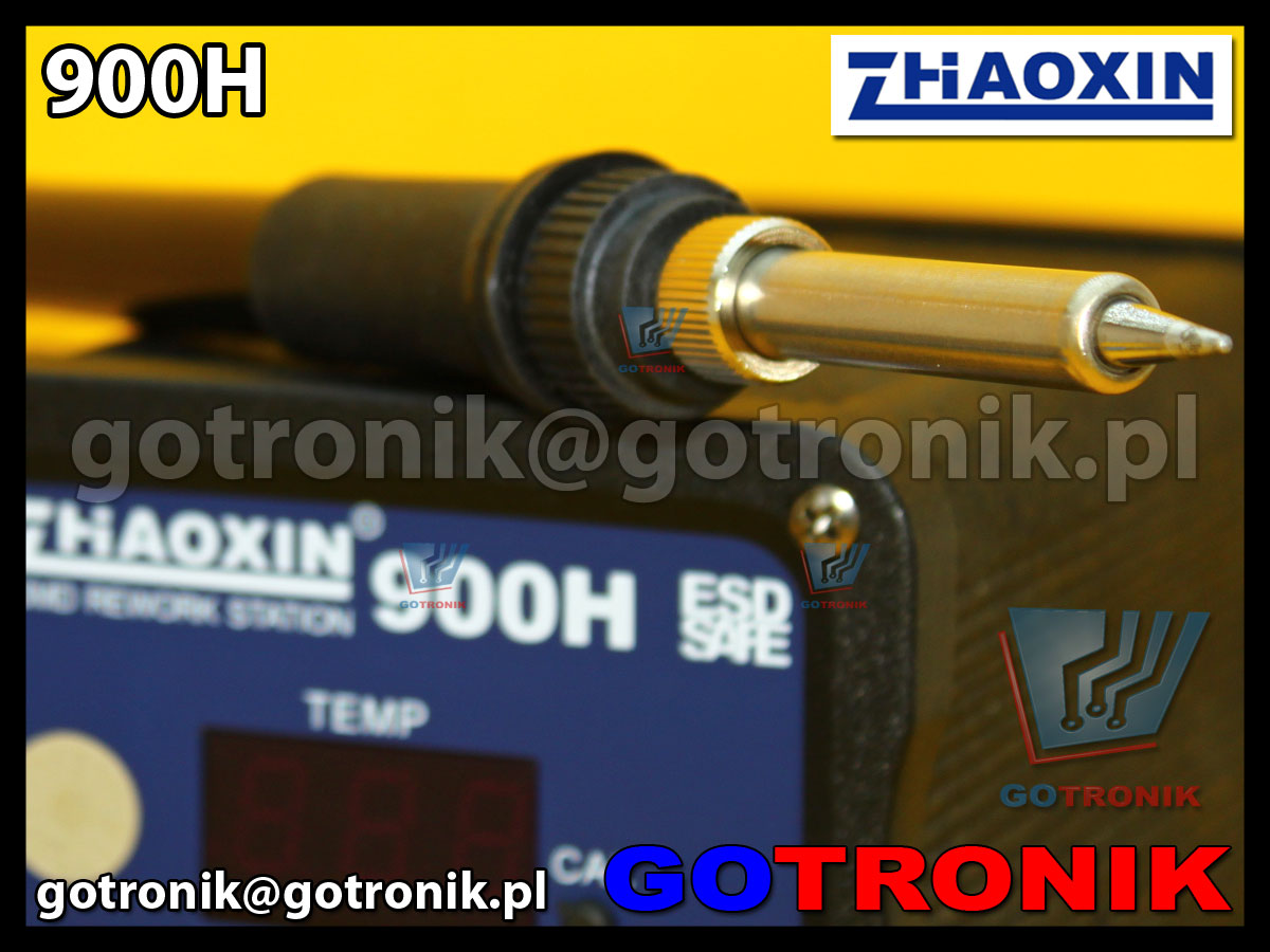 Stacja lutownicza Zhaoxin 900H 90W zasilana wysoką częstotliwością 400kHz HF lead free soldering station