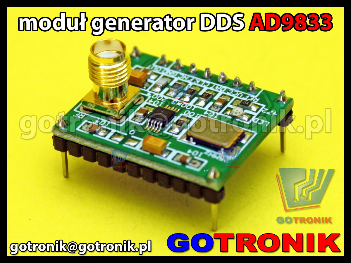 Moduł generatora sygnałowego AD9833 DDS 0,1Hz-25MHz