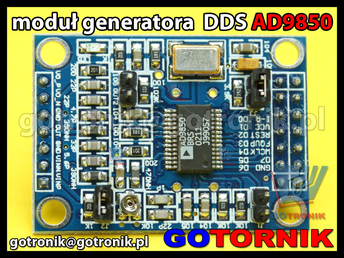 Moduł generatora sygnałowego AD9850 DDS 0-40MHz 