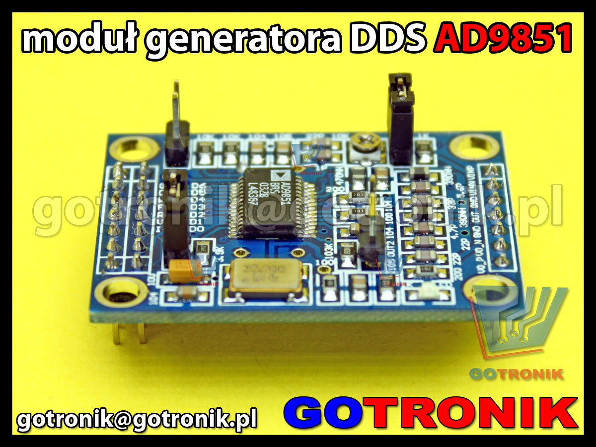 ad9851 dds generator 70mhz analog device