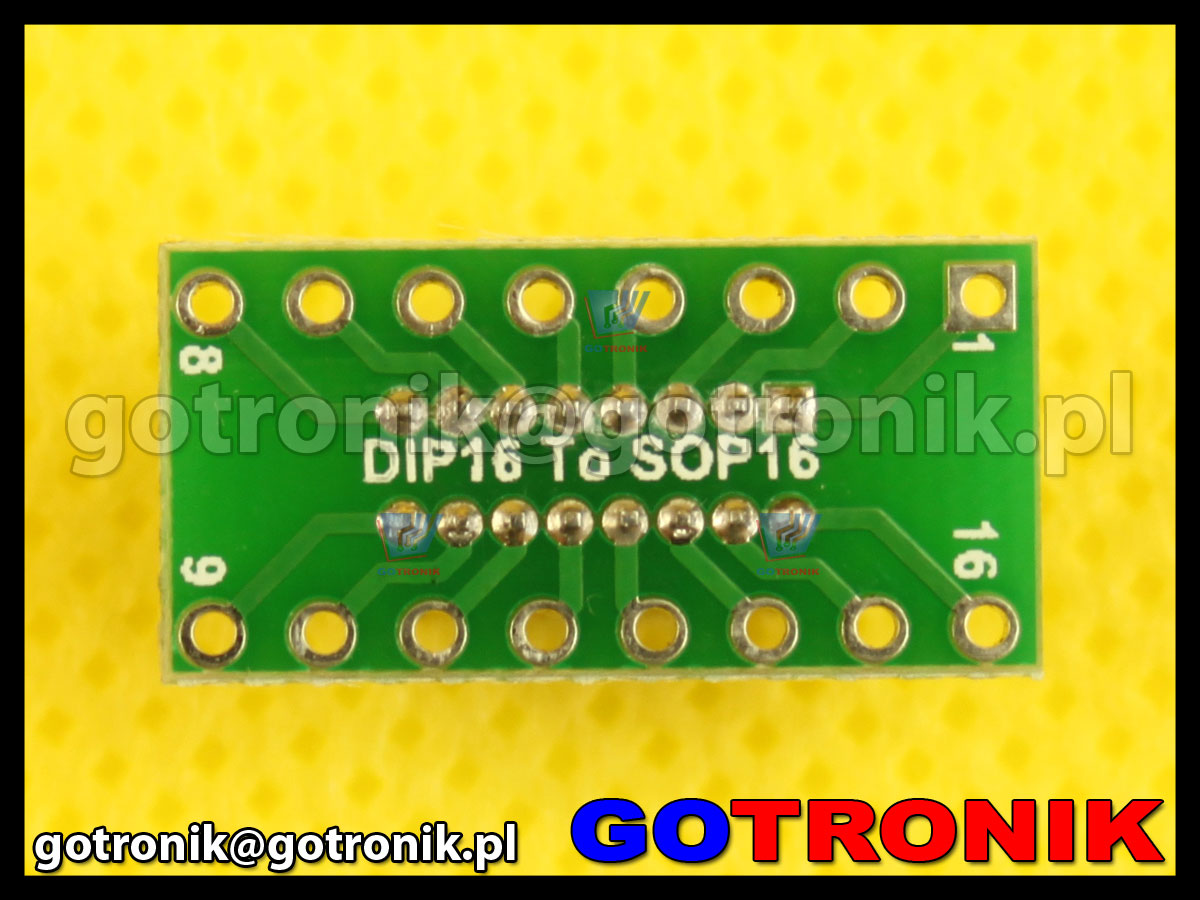 adapter DIP16 to SO16 1,27mm smd