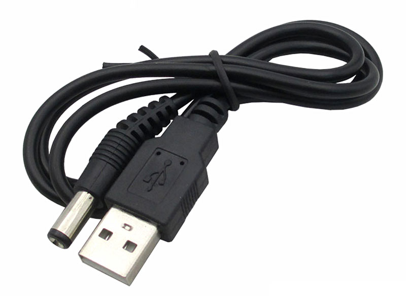 zasilacz USB 12V wtyk dc-jack przewód przetwornica napięcia BTE-017