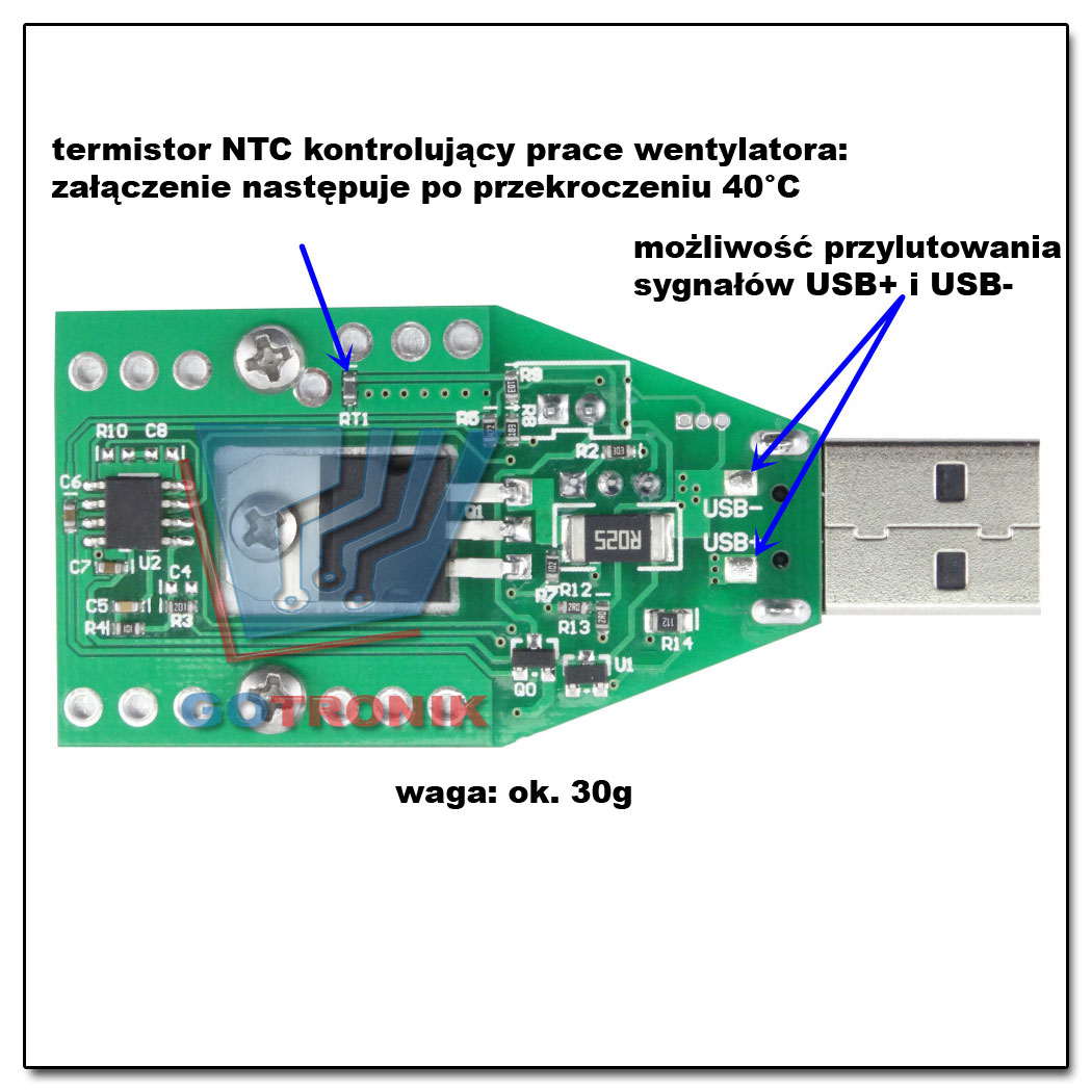 Elektroniczne obciążenie portu USB BTE-019
