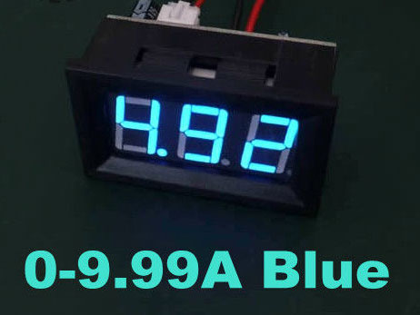amperomierz panelowy cyfrowy LED 0-9,99A w obudowie C27 10A
