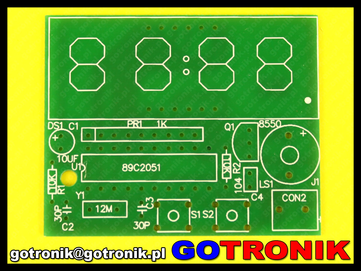 4 bitowy zegar elektroniczny 4 Bits Electronic Clock Electronic Production Suite DIY Kits