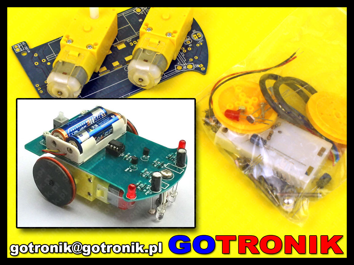 bte-093 samochód robot Electronic assembly kits robot diy kits Line Following car
