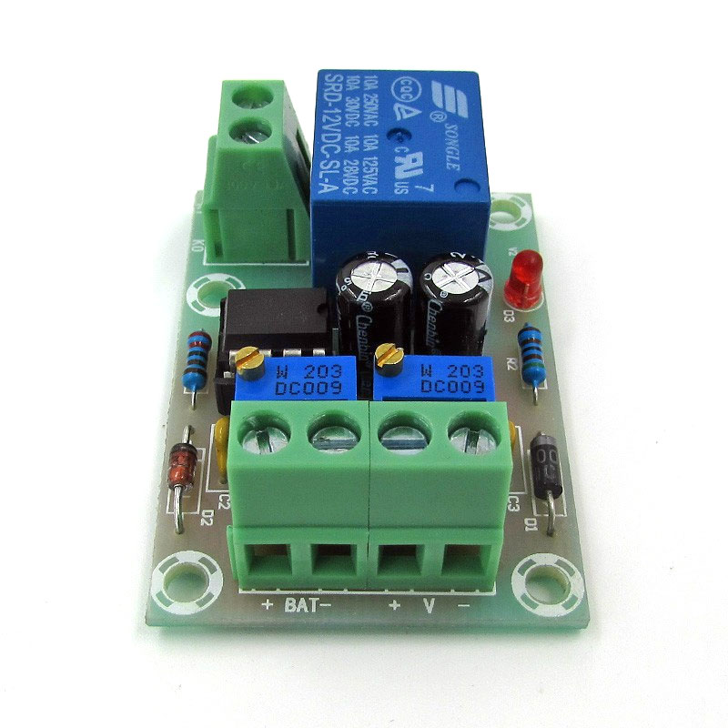 BTE-109 kontroler regulator ładowania ładowarki akumulatora 12V z przekaźnikiem