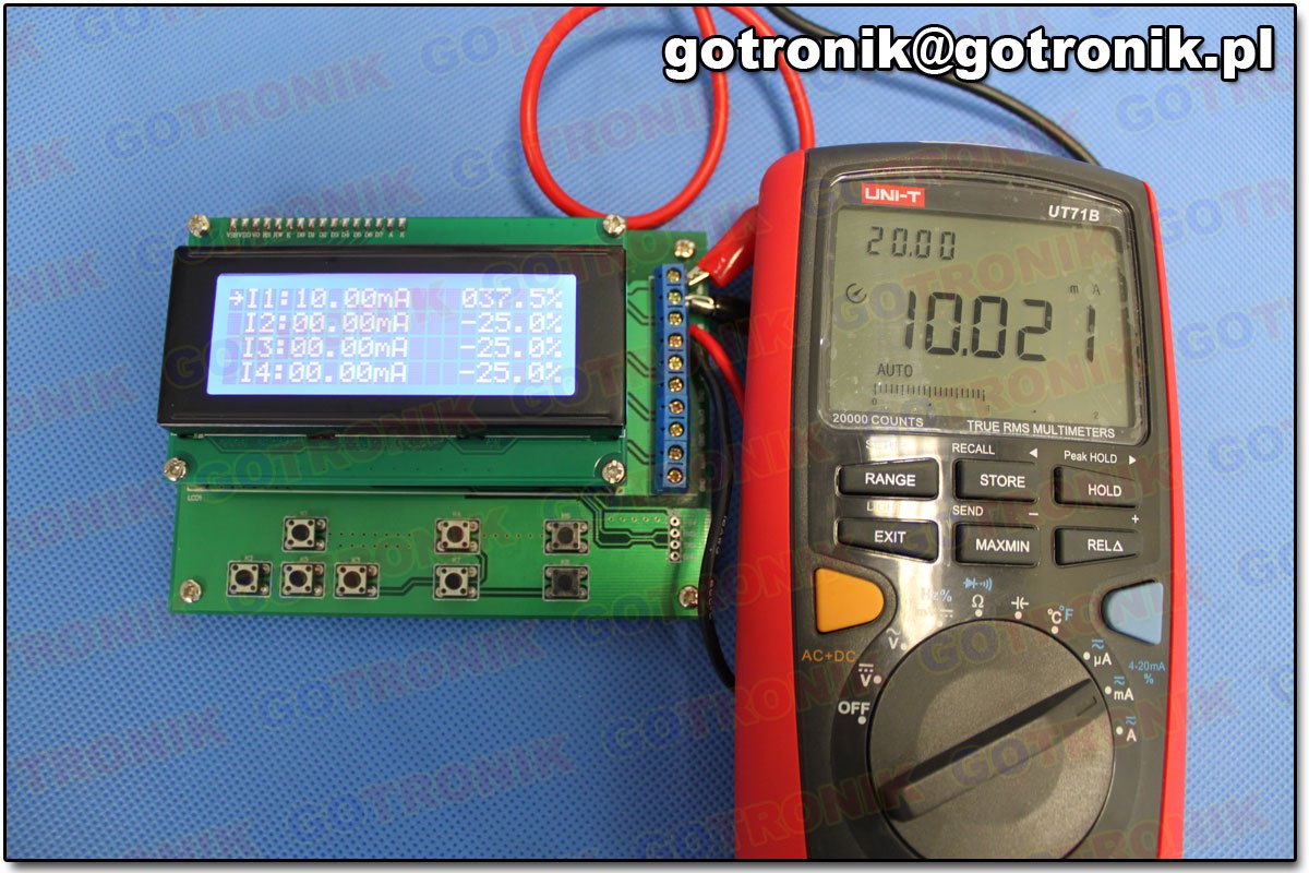 zadajnik kalibrator pętli prądowej loop 4-20mA bte-187
