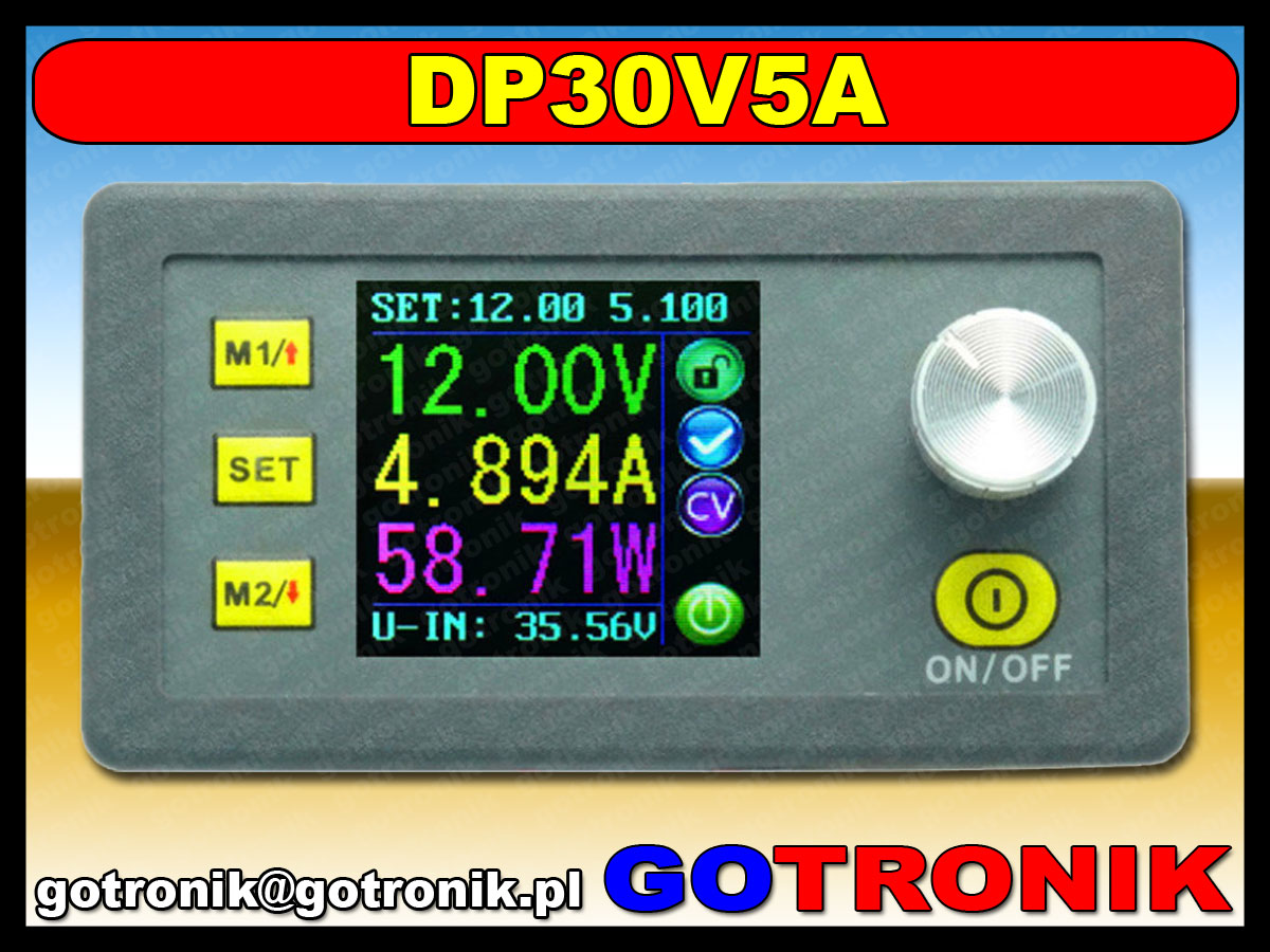 DP50V5A RD moduł regulatora napięcia, prądu, mocy, zasilacz 30V 32V 5A 30V 32V 5A