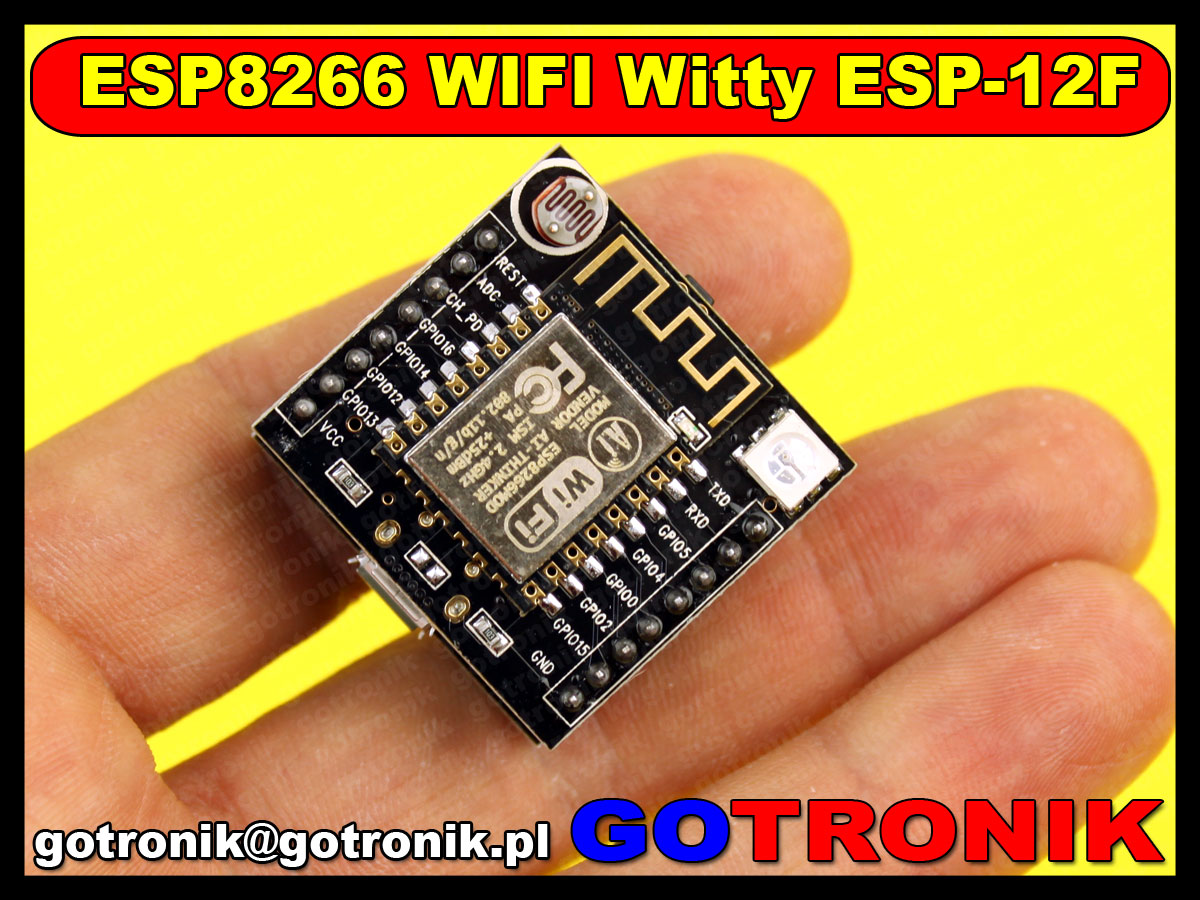 Płytka ESP8266 WIFI Witty mini NodeMcu ESP-12F