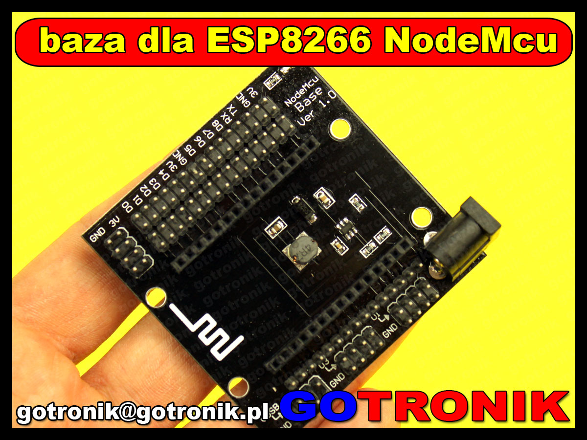 Płytka bazowa dla ESP8266 NodeMcu V3 testowa