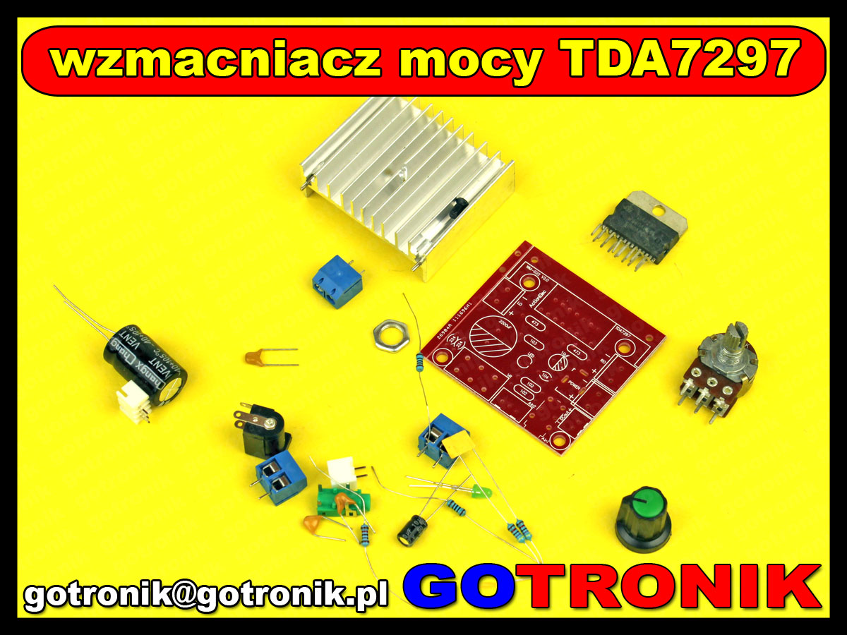 TDA7297 wzmacniacz mocy audio akustyczne KIT DIY BTE-225