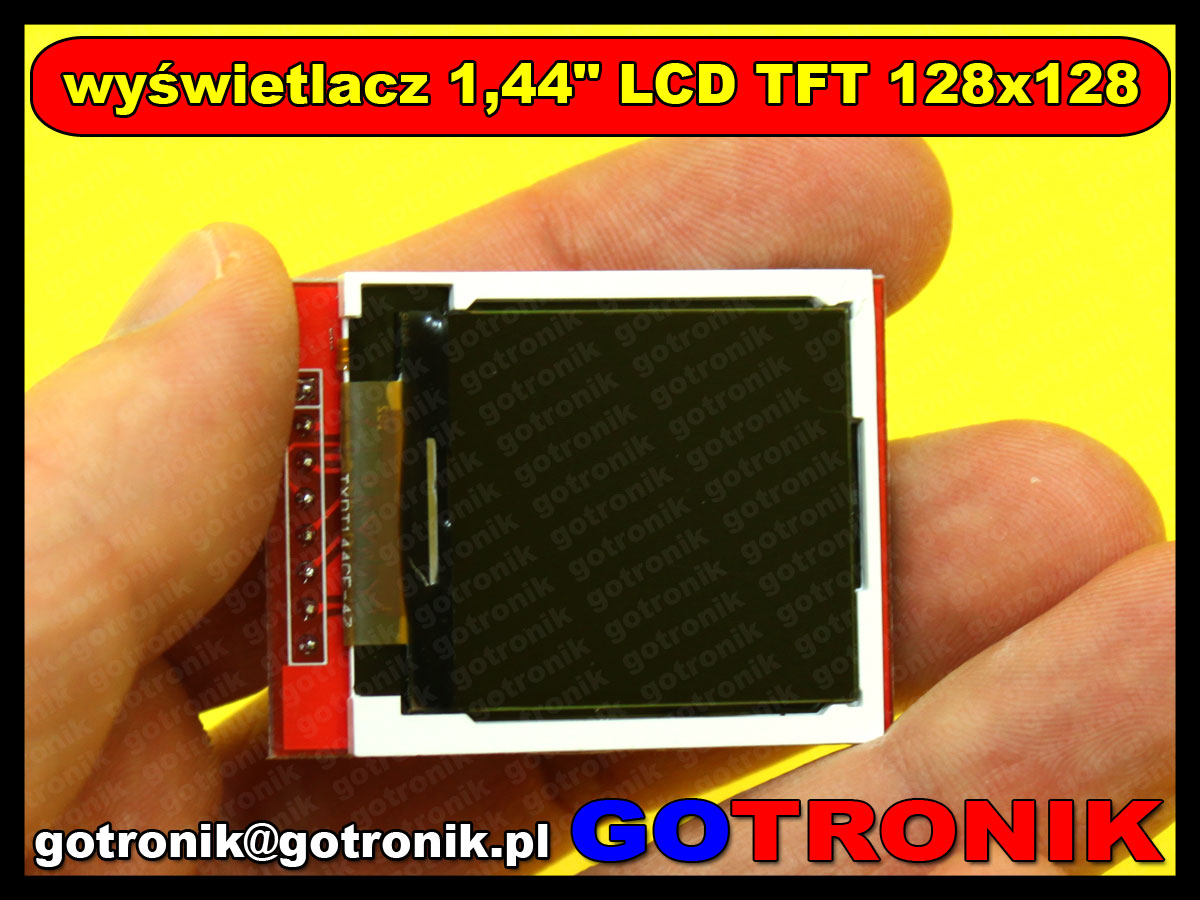 BTE-461 wyświetlacz LCD TFT aktywny 1,44cala 128x128 ST7735S