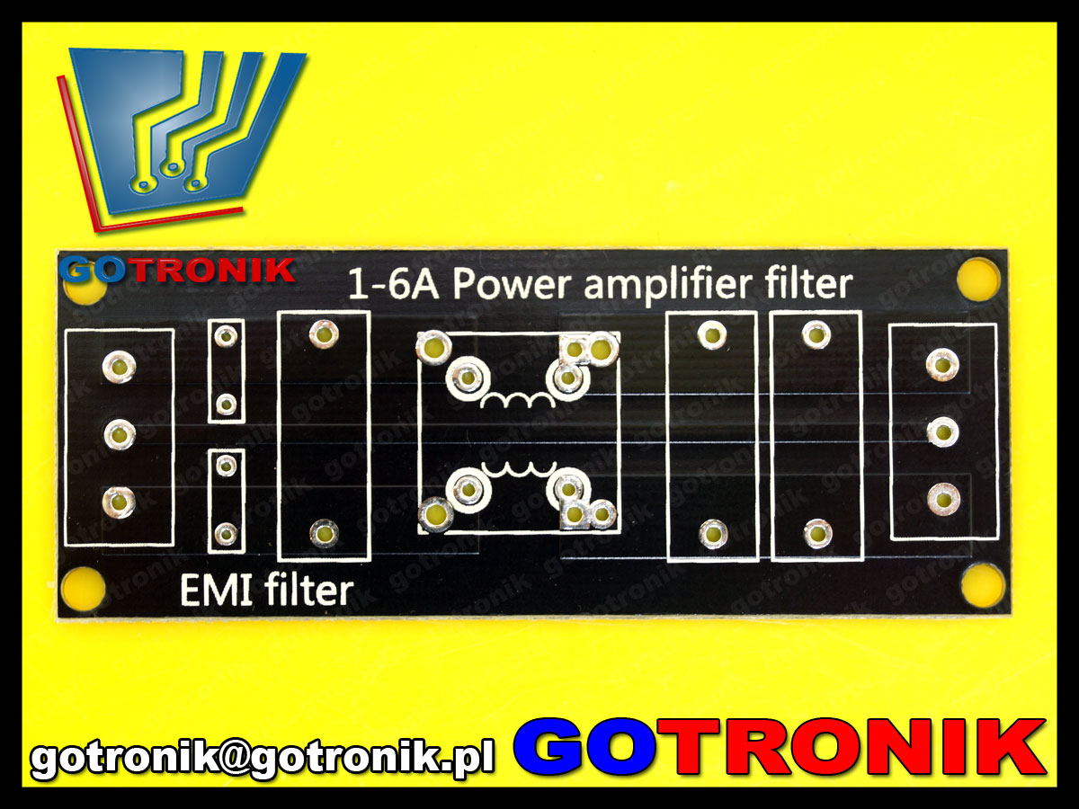 przeciwzakłóceniowy filtr napięcia sieciowego EMI sieciowy 4A kit DIY BTE-525