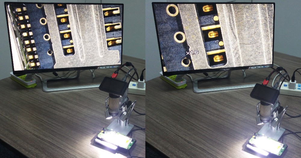 mikroskop cyfrowy 300x 1080p Full HD HDMI microSD 3 mega mov jpeg adsm201 andonstar bte-527