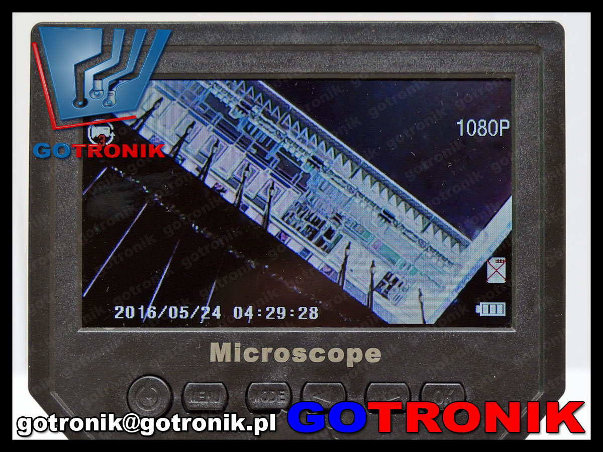 mikroskop cyfrowy led lcd avi jpg video microsd powiększenie 600x bte-528