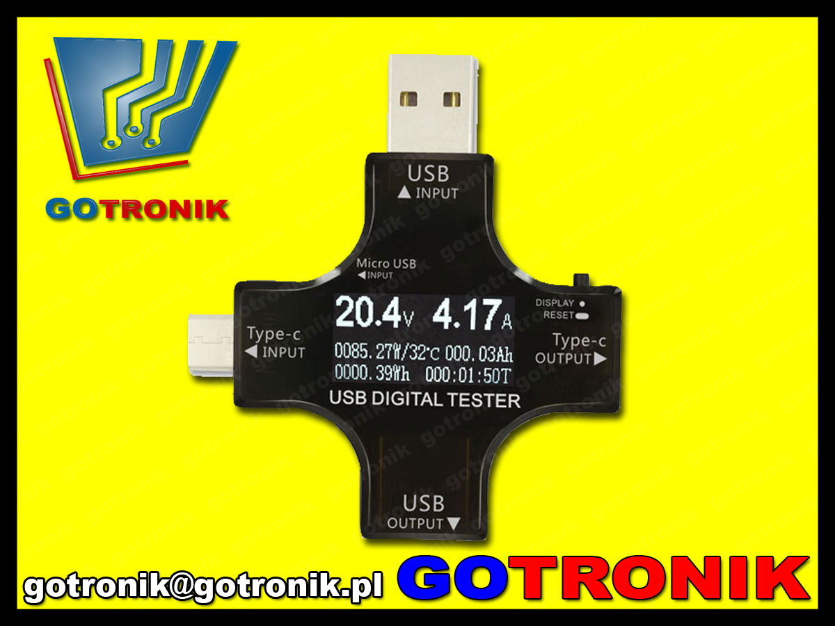 miernik portu USB J7-c otorch BTE-542 doctor charger 