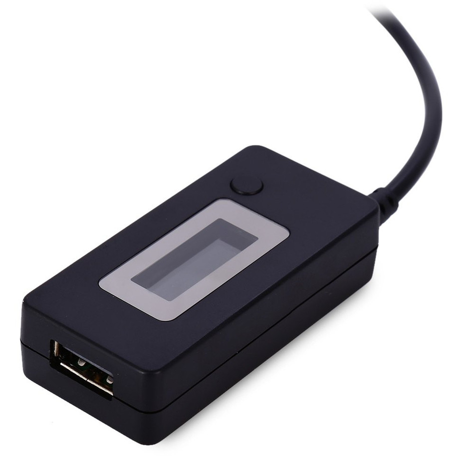 Miernik napięcia i prądu portu USB CHARGER Doctor KCX-017 czarny black BTE-550