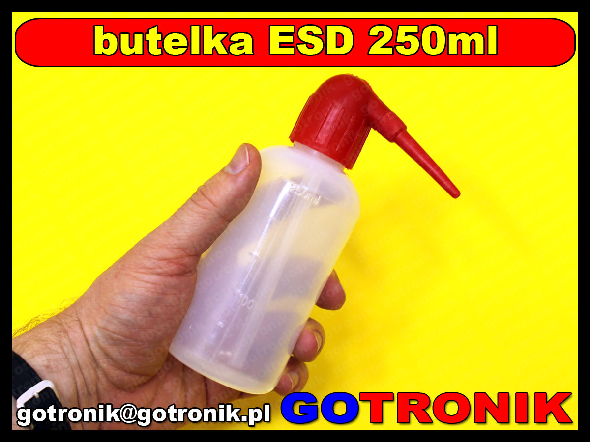 Butelka ESD 250ml z zagiętą końcówką BUT-001