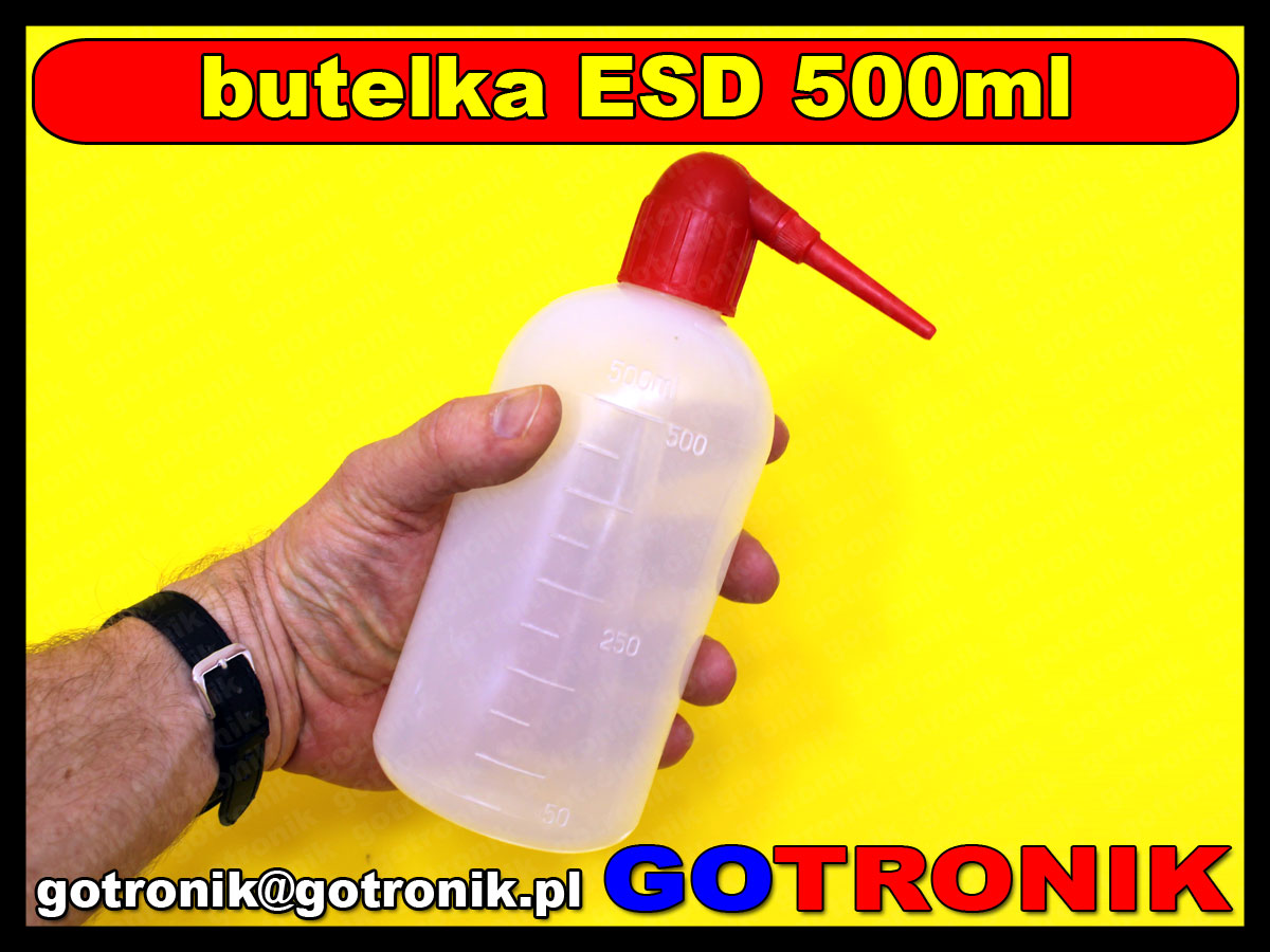 Butelka ESD 500ml z zagiętą końcówką BUT-002
