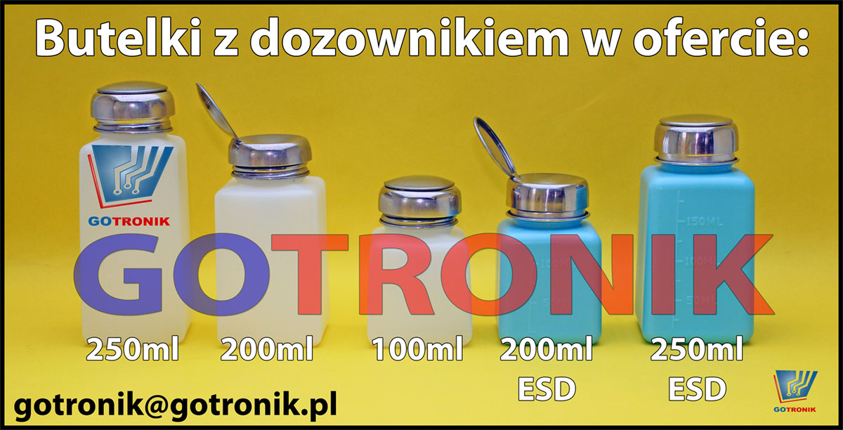 Butelki z dozownikiem w ofercie GOTRONIK