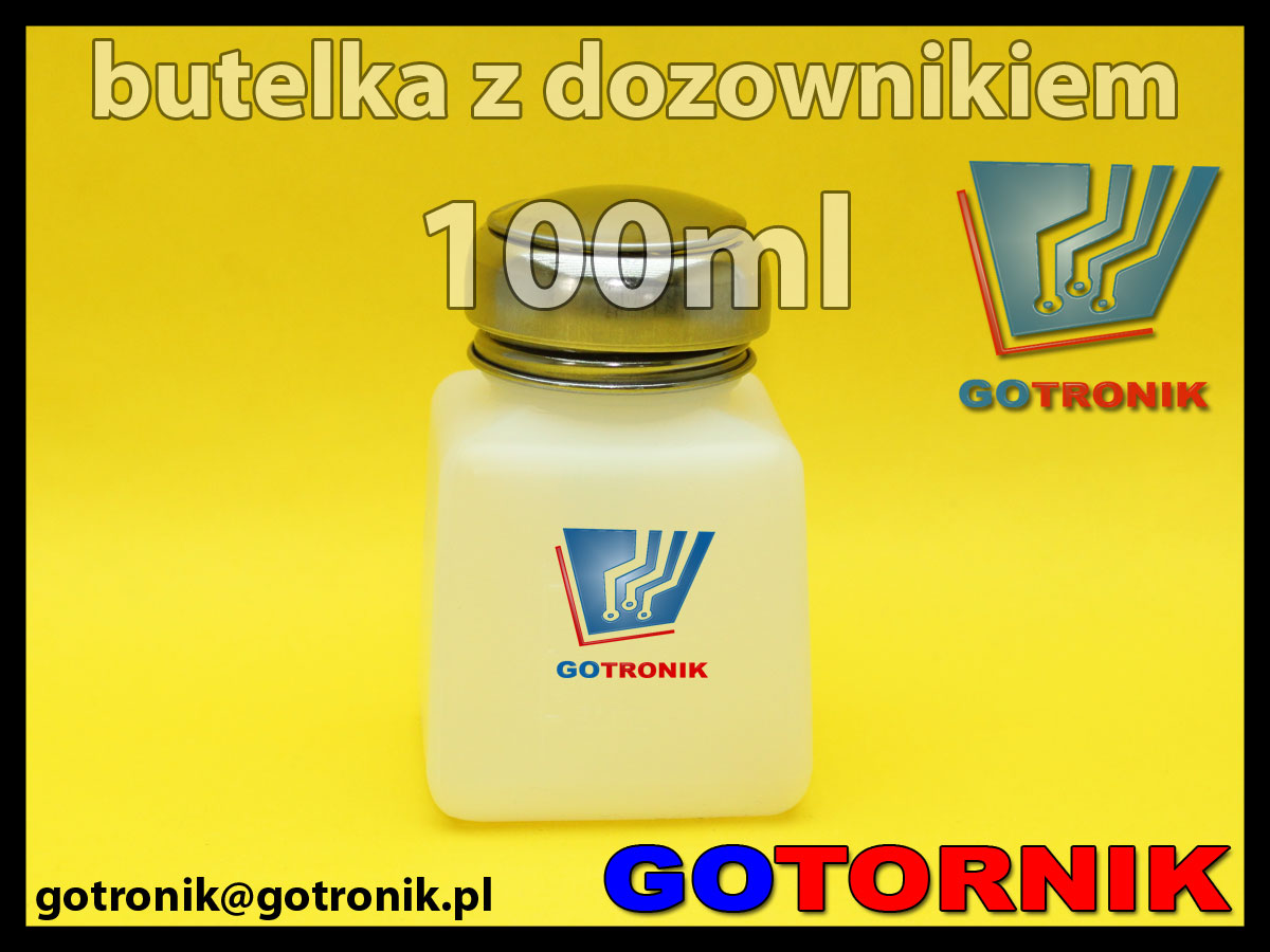 Butelka z dozownikiem 100ml do izopropanolu, akloholu