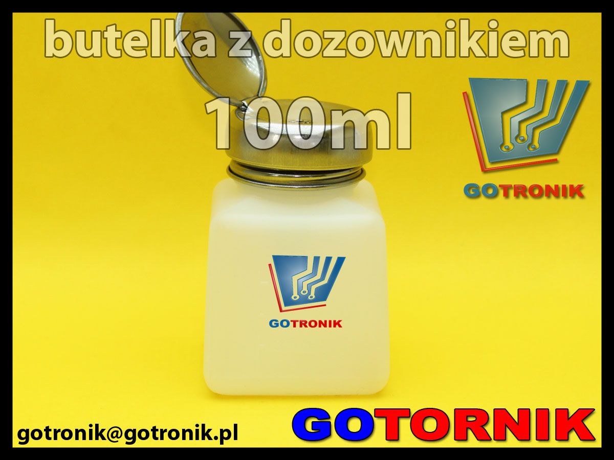 Butelka z dozownikiem 100ml do izopropanolu, akloholu