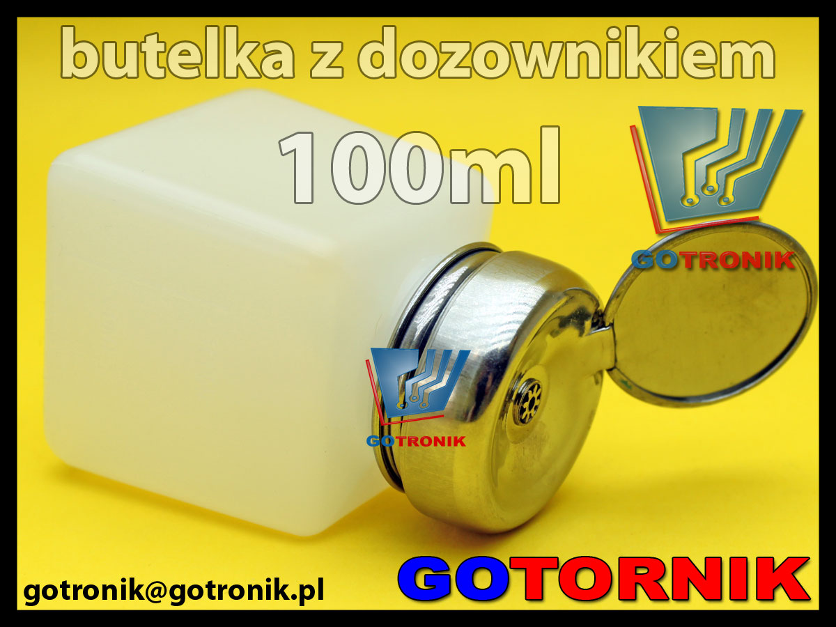 Butelka z dozownikiem 100ml do izopropanolu, akloholu