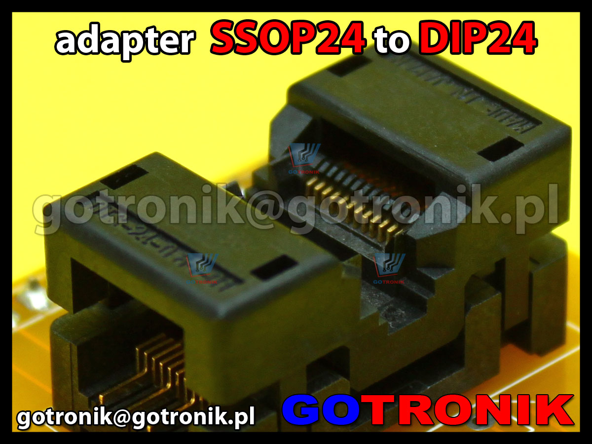 Adapter cnv-ssop-24 z podstawką OTS-24-0.65-01