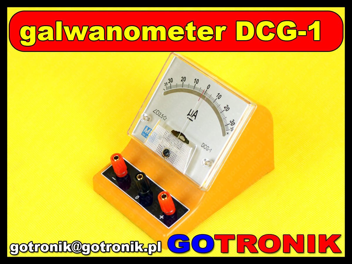 DCG-1 galwanometr analogowy do pomiaru prądu stałego DC MCP