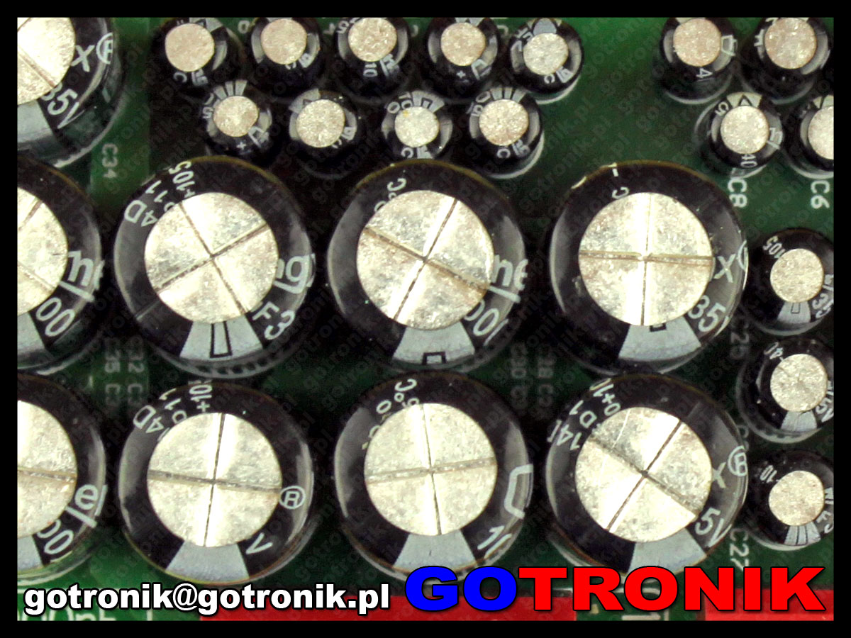 Dekada kondensatorowa 1uF - 10mF pojemnościowa