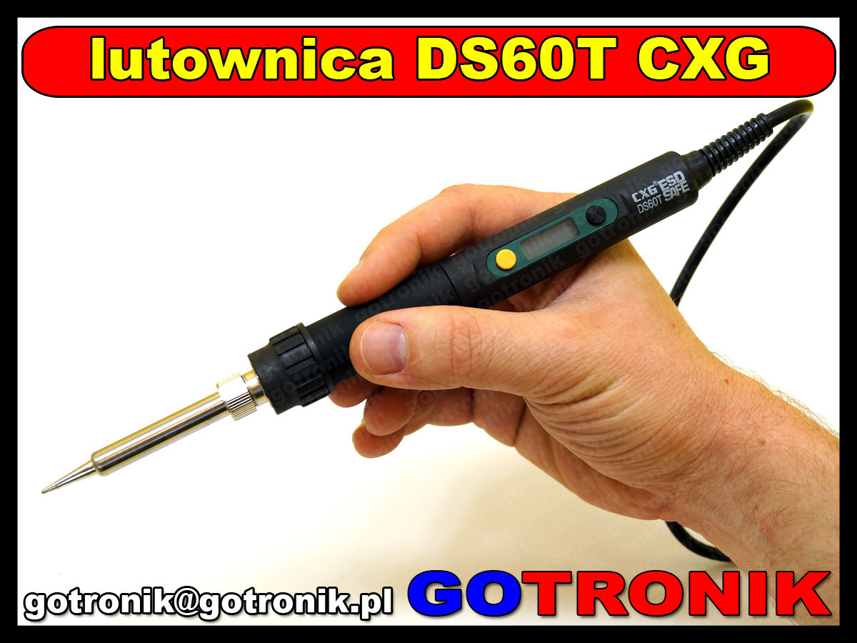 DS600T lutownica CXG LCD 900M z regulacją temperatury 600W sieciowa