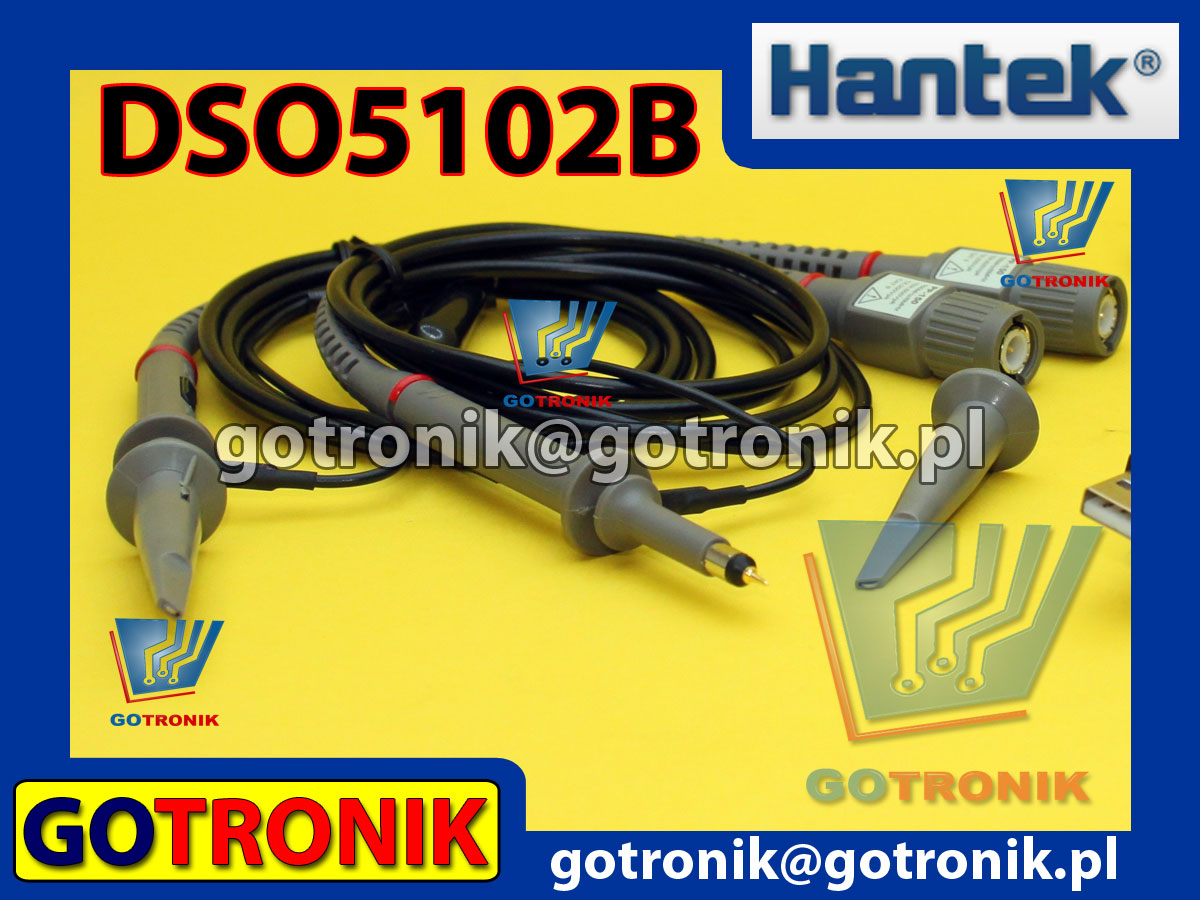 Oscyloskop cyfrowy DSO5102B Hantek 100MHz 