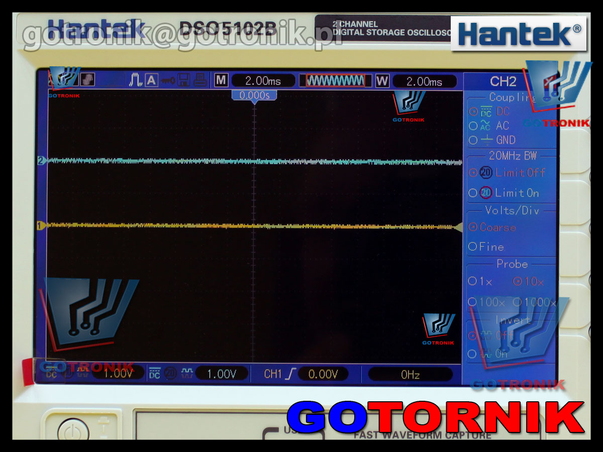 Oscyloskop cyfrowy DSO5102B Hantek 100MHz 