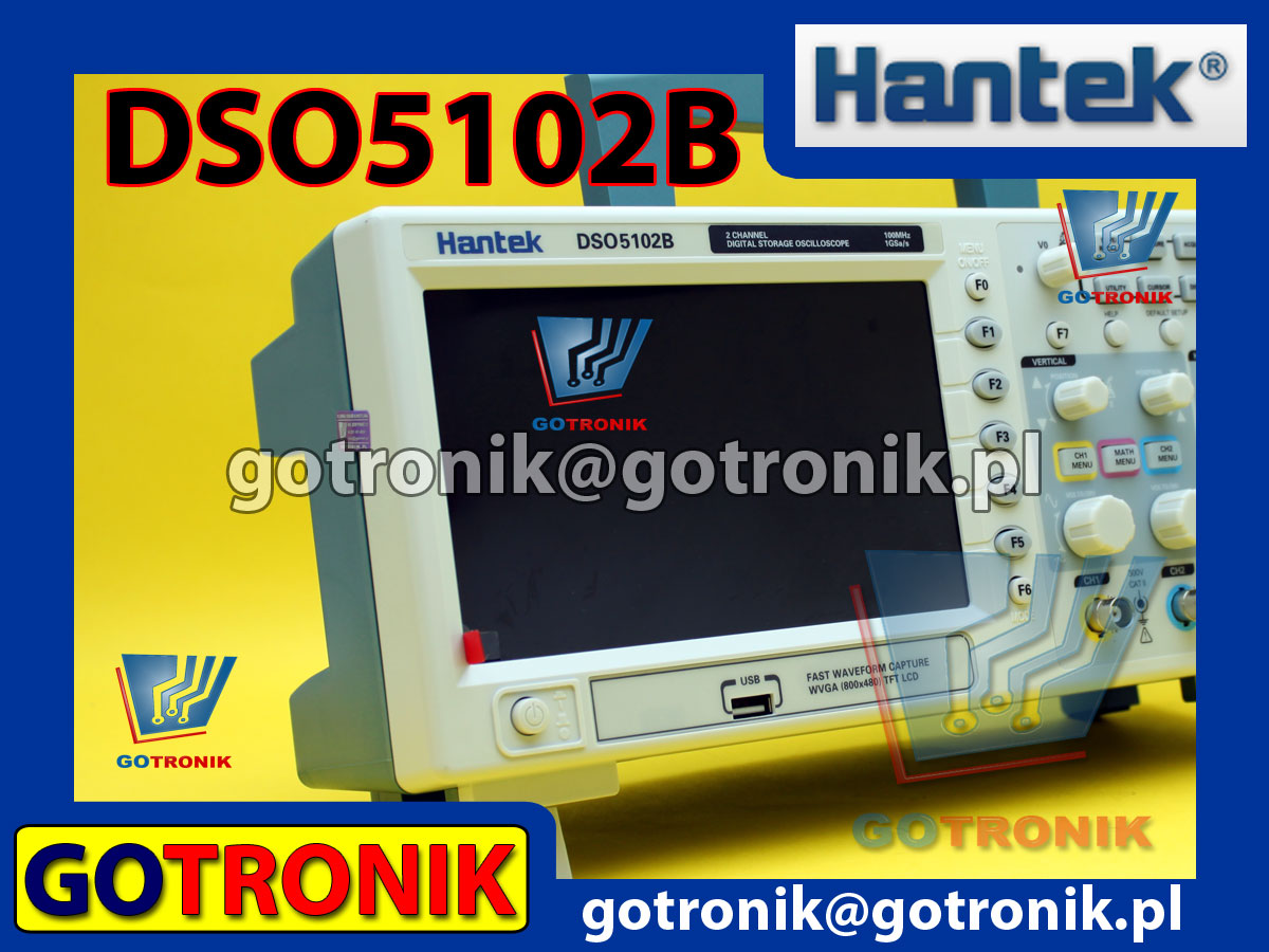 Oscyloskop cyfrowy DSO5102B Hantek 100MHz 