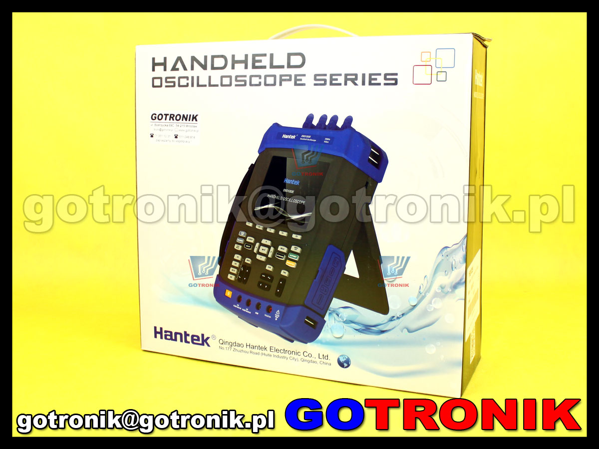 DSO8102E Hantek przenośny oscyloskop cyfrowy z multimetrem skopometr