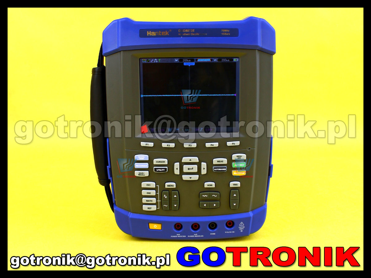 DSO8102E Hantek przenośny oscyloskop cyfrowy z multimetrem skopometr