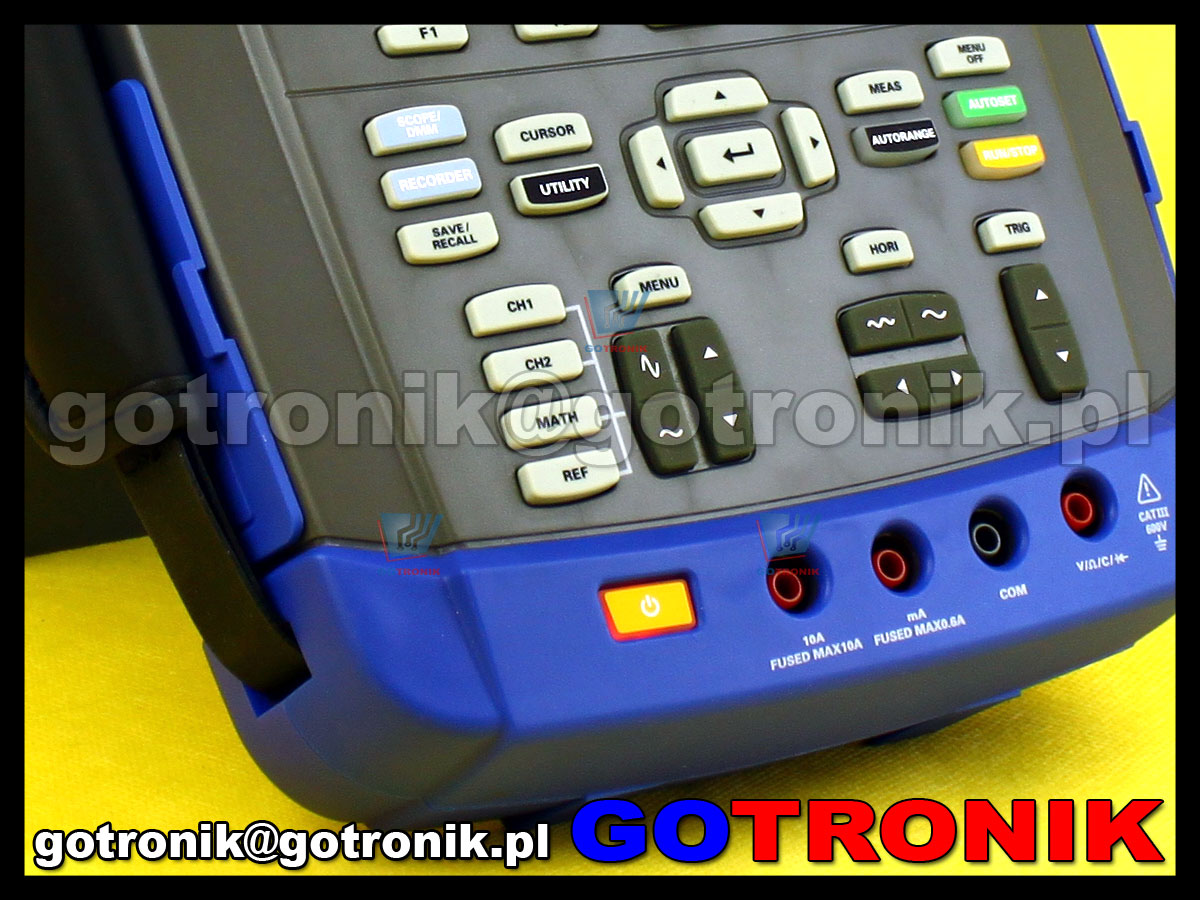 DSO8102E Hantek przenośny oscyloskop cyfrowy z multimetrem skopometr
