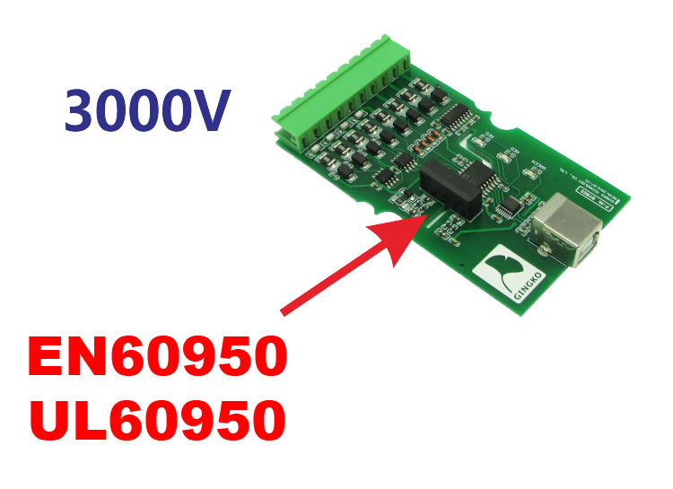 EVC8014 konwerter izolowany USB na RS232 RS485 RS422 TTL Gingko