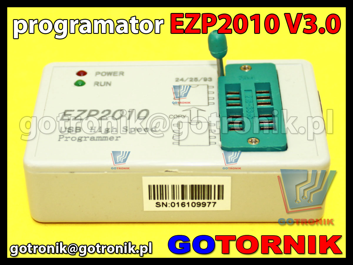 EZP2010 V3.0 programator USB 2.0 do pamięci szeregowych SPI, I2C, 24Cxx, 93Cxx, MicroWire, 25xxxx