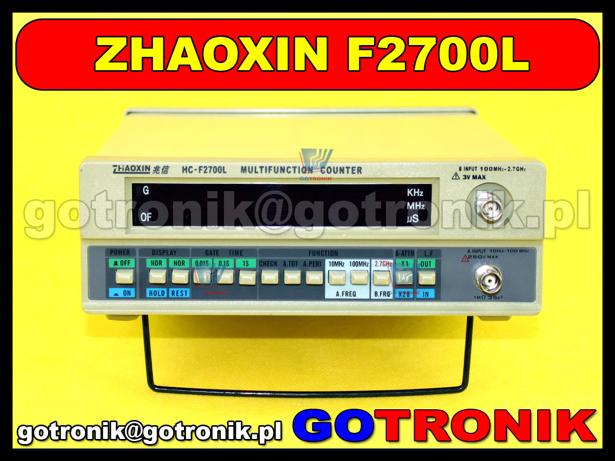 Miernik częstotliwości licznik częstotliwości F2700L 2,7GHz Zhaoxin