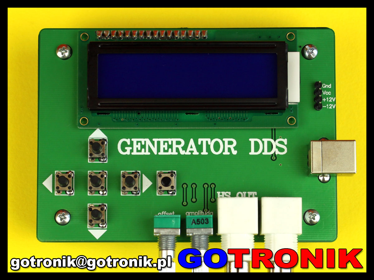 Generator sygnałowy funkcyjny DDS