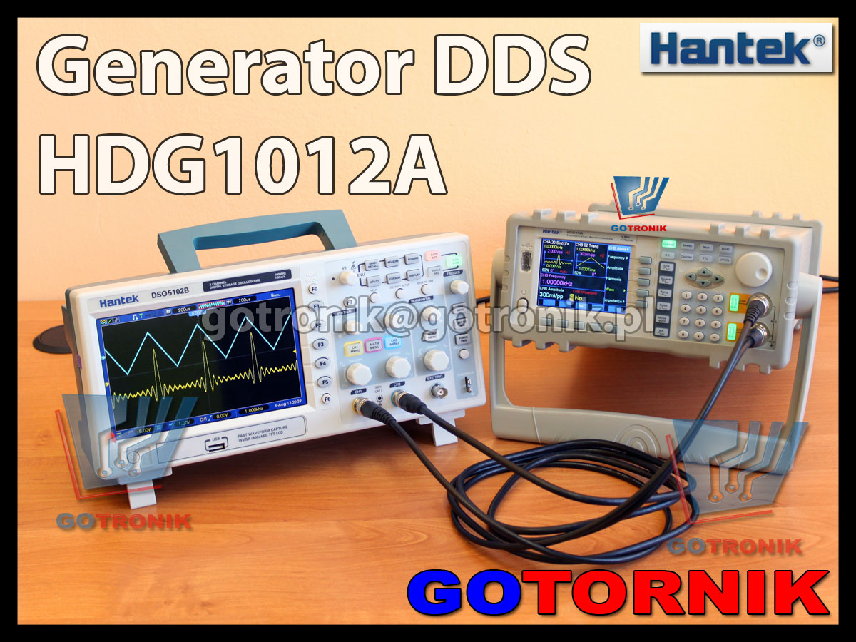 Generator funkcyjny arbitralny DDS HDG1012A Hantek