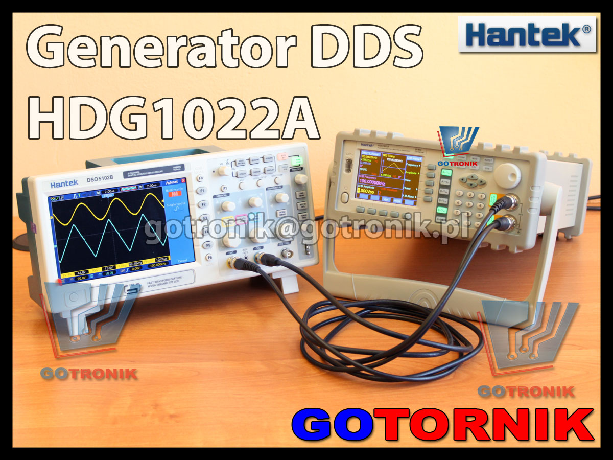Generator funkcyjny arbitralny DDS HDG1022A Hantek