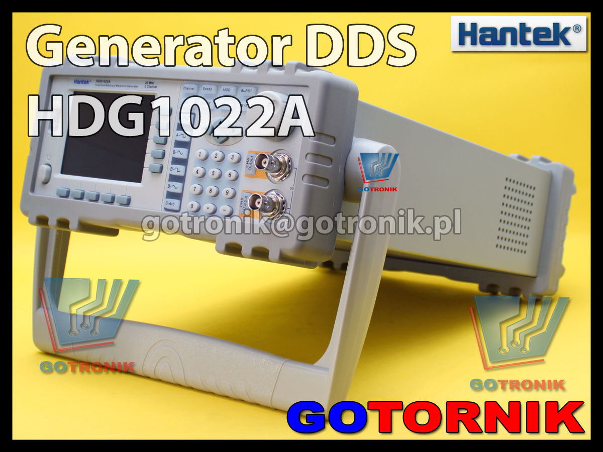 Generator funkcyjny arbitralny DDS HDG1022A Hantek