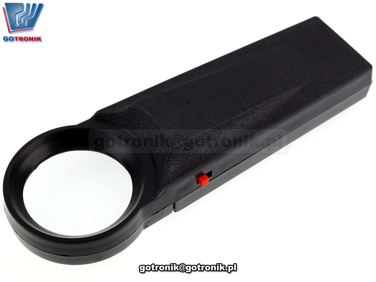 Lupa ręczna 50mm z podświetleniem GOT-021