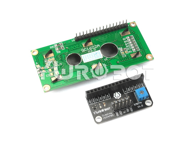 YwRobot Konwerter adapter do LCD HD44780 - I2C do zastosowań w Arduino AVR ARM PIC
